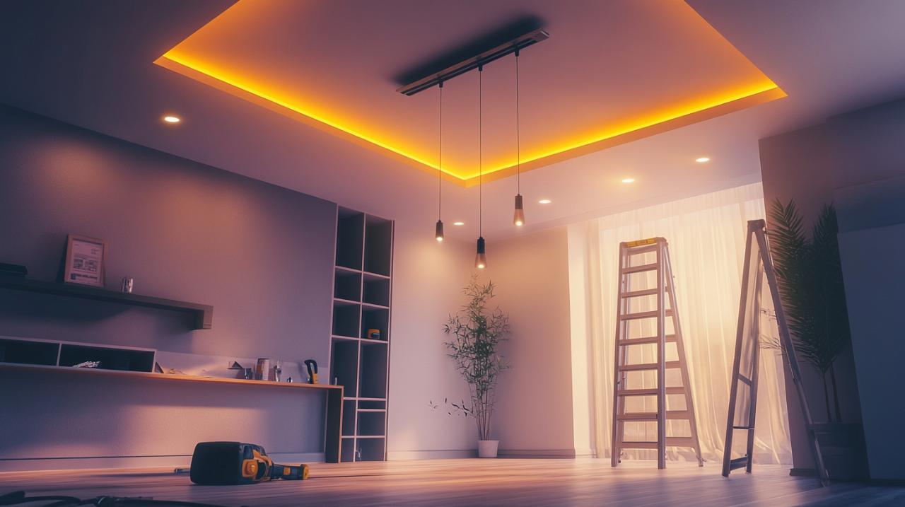 ¿Cómo instalar una lámpara de techo LED suspendida correctamente? Consejos y trucos de expertos